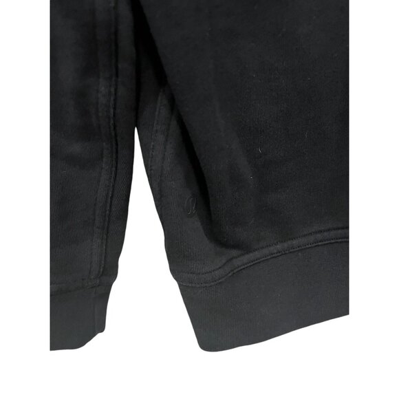 Lululemon Men's City Sweat Crew Black Size M Solid Pullover - Picture 9 of 10